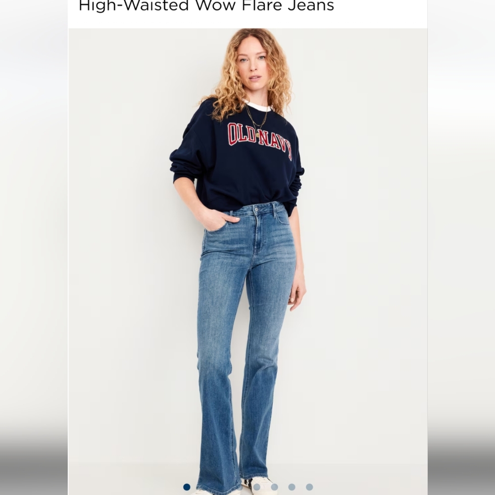 Old navy flare blue jeans